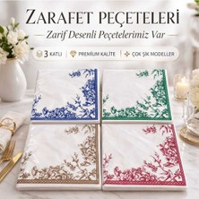 CKM Silikon Zarafet Sofra Koleksiyonu Dekoratif Peçete