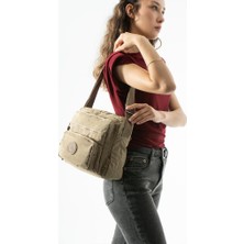 Baginn Kadın Postacı Çanta 28*32 cm 571 Collection Klinkır Hafif Yağmur Geçirmez Klinkır Kumaş Çok Cepli