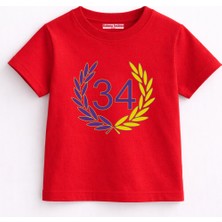 Rabona Fashion Eyüp 34 Mor-Sarı Çocuk T-Shirt