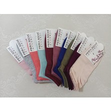Pera Socks Terletmeyen Nefes Alabilir 10 Adet Kadın Patik Çorabı DM19