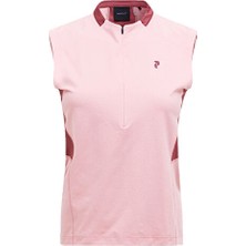 Peak Performance W Mountaın Breath Sl Polo Kadın Günlük Tişört G80812020T Pembe