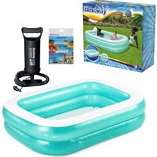 Bestway Şişme Aile Havuzu + El Pompası 200X146X48CM 54005 + 62002 BW627