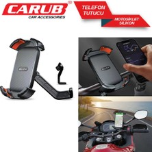 Ekolmaks Telefon Tutucu Motosiklet Silikon Çerçevelı