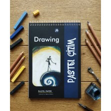 Dream Art Galery, Pastel Çizim Defteri Sketchbook, Sketchpad, Eskiz Defteri, A/5 Boyutunda