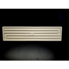 Sern 245X60MM 400W 230V Beyaz Fsf Model Düz Infrared Seramik Isıtıcı Rezistans