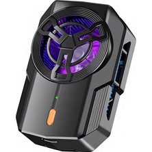 Hadron HDX4394 Klipsli Bataryalı Telefon Soğutucu Fan LED Siyah