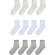 QUALITY WALKING Monochrome Series Soket Çorap 12'li Set