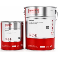Ibavet Poliüretan Mdf Astar Siyah Ral 9005 18 Kg+6 kg