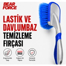 Robeve Bear Force Lastik Temizleme Fırçası – Ergonomik Saplı Yoğun Kıllı Oto Lastik ve Davlumbaz Temizleme Fırçası, Araç Lastik Yanak Temizleme Fırçası, Detay Temizlik Fırçası