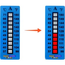 SLC Marketim Sıcaklık - Isı Ölçüm Etiketi 171°F - 261°F / 77°c - 127°C (10 Adet)