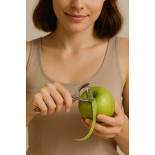 Russet Mnk 184 Soyacak Çelik Sapan Domates Sebze Meyve Soyacağı 15CM