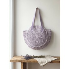 Meya Design Gündelik Kullanım Için Kompakt Örgü El Çantası (40X23 Cm)