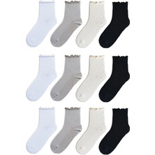 QUALITY WALKING Monochrome Series Soket Çorap 12'li Set