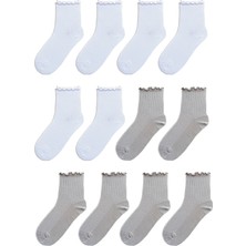 QUALITY WALKING Monochrome Series Soket Çorap 12'li Set