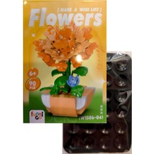 Funnigo Orijinal Flowers Çiçek Lego+Telefon Tutucu Set-1