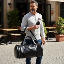 Rubicon Seyahat & Spor Çantası - Duffle Bag Faux Leather ( Vegan Deri )