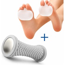 Silikon Metatarsal Ped Ayak Ağrıları Ön Tabanlık ve Ayak Masaj Silindiri Doku Masajı Kırmed