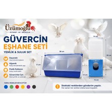 Üzümoğlu Güvercin Eşhane Seti Yemlik ve Suluk Seti – Eşhaneye Monte Yemlik + Otomatik Eşhane Suluk Takımı