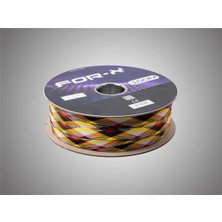 For-X X-120SKS Sarı-Kırmızı-Siyah 20MM 100 Metre Kablo Çorabı