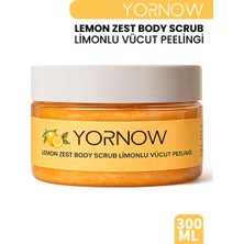 Yornow Limon Özlü Vücut Peelingi 300 ml – Arındırıcı, Nemlendirici ve Pürüzsüzleştirici