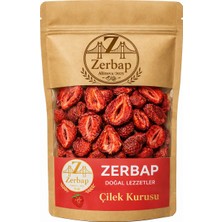 Zerbap %100 Doğal Çilek Kurusu 100 G - Şeker Ilavesiz Katkısız Kurutulmuş Çilek Dilimleri