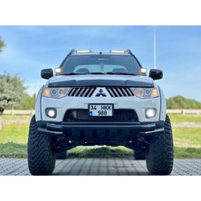 Tuning Vadisi Mitsubishi L200 Kaput Rüzgarlığı Maskesi 2007 2015 Arası Parlak Siyah