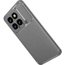 Alvera Collection Mi 14T Kılıf Auto Focus Karbon Kapak - Gri