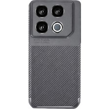 Alvera Collection Gt 20 Pro Kılıf Auto Focus Karbon Kapak - Gri