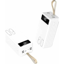 Powerbank 60.000 Mah Taşınabilir Şarj Hızlı El Fenerli Dijital Göstergeli