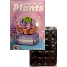 Funnigo Orijinal Flowers Çiçek Lego+Telefon Tutucu Set-5