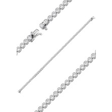 İryum 3.40ct (G-H vs) Pırlanta Suyolu Bileklik