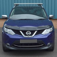 Tuning Vadisi Nissan Qashqai Kaput Rüzgarlığı Maskesi 2014 2015 2016 Uyumlu Piano Black