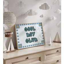 Luxor Pixels (Çerçevesiz) Cool Boy Club Çocuk Odası Poster