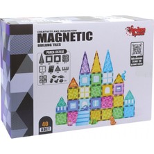 Sepetly 40 Parça Manyetik Yapı Blokları 7.5 cm