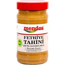 Biemtek Mendos Çifte Kavrulmuş Fethiye Tahini Yerli Susam 300 gr Cam Kavanoz