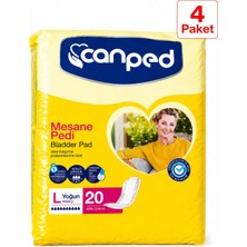 Canped Mesane Pedi Yoğun Large 20LI*4 Paket