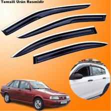 Friemats Fiat Tempra Mügen Cam Rüzgarlığı Abs Krom Nikelajlı Cam Rüzgarlığı Tüm Kasalara Uyumlu 4 Lü Set