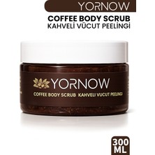 Yornow Kahveli Vücut Peelingi 300 ml – Arındırıcı, Pürüzsüzleştirici ve Canlandırıcı Bakım