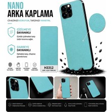 Biemtek Samsung A52S 5g Uyumlu H3312 3m Liçi Açık Turkuaz Deri Serisi Arka Kaplama