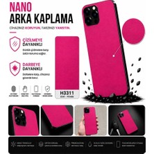 Biemtek Vivo Y28 Uyumlu H3311 3m Liçi Pembe Deri Serisi Arka Kaplama