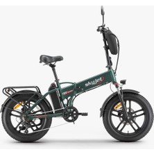 Skyjet Trvııı Pro W Çift Bataryalı 1000W Elektrikli Bisiklet Ayna Çanta ve El Gazı Hediyeli