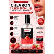 Chevron 250 ml Çilek Aromalı Kayganlaştırıcı Jel - Uzun Süreli Konfor & Su Bazlı
