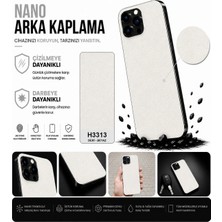 Biemtek Samsung Galaxy A25 Uyumlu H3313 3m Liçi Beyaz Deri Serisi Arka Kaplama