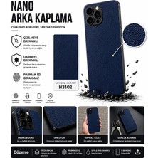 Biemtek 3m Küçük Desen Deri Lacivert Arka Kaplama Reeder P13 Blue