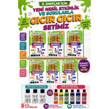 Ata Yayıncılık 3.sınıf Gıcır Gıcır Yeni Nesil Etkinlik ve Sorularla 6 Lı Set (Slime Set Hediyeli)