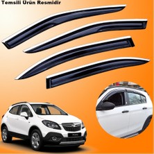 Friemats Opel Mokka Mügen Cam Rüzgarlığı Abs Krom Nikelajlı Cam Rüzgarlığı 2012-2019 Arası 4 Lü Set