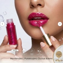 Luvia Paris Hmd Bitkisel Simli Dudak Parlatıcısı Lip Oil Gloss - Yoğun Nemlendirici & Dolgunlaştırıcı Karpuz Çilek Dudak Yağı 5 ml