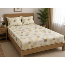 Pınarhome collection %100 Organik Pamuk Kumaş Lastikli Çarşaf+Yastık Kılıfı***köşe Derinliği 28-30 Cm***\\\yeni Sezon///