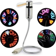 Jacom Programlanabilir LED Mesaj Gösteren USB Mini Fan