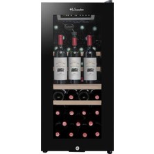 La Sommeliere 38 Şişe Kapasiteli Service Solo Siyah Şarap DOLABI LS38BLACK LSMLR28